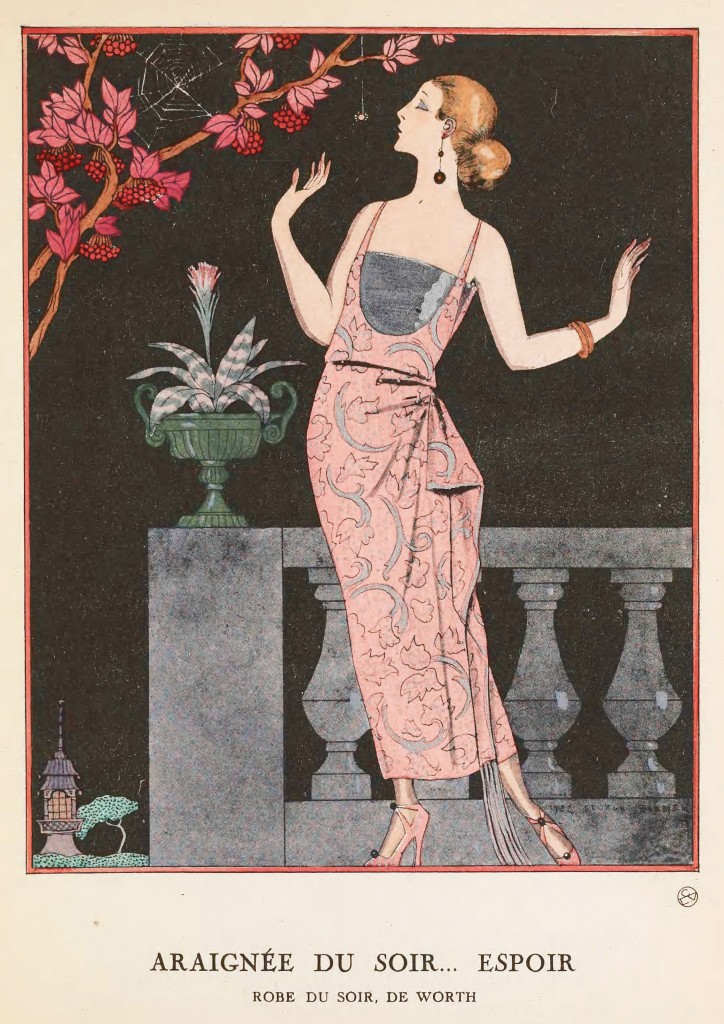 Worth Fashion House Illustration By George Barbier 1922