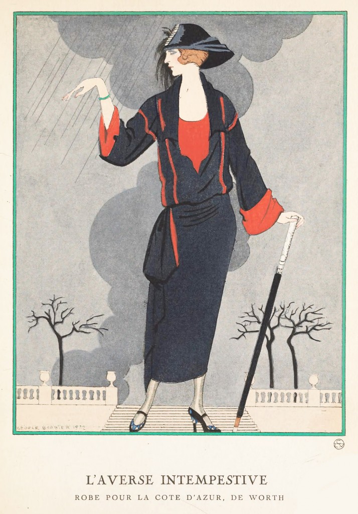 Worth Fashion House Illustration By George Barbier 1922