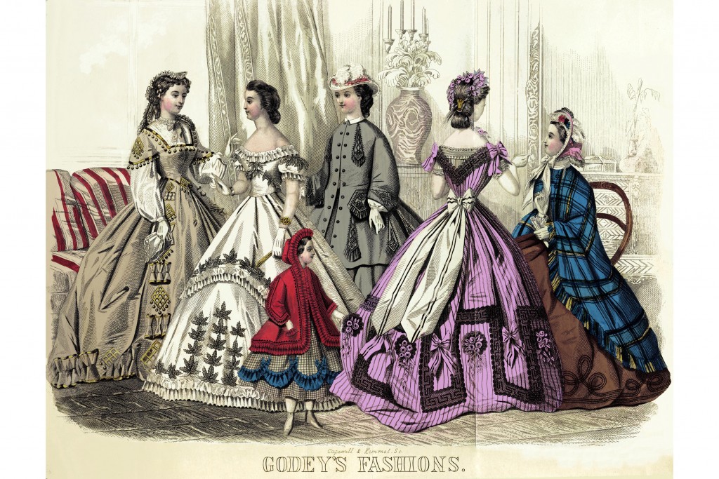 American Women's Fashion April 1864