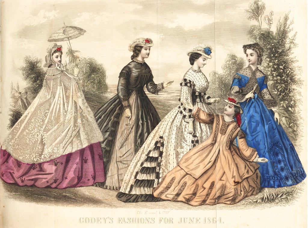 American Women's Fashion June 1864