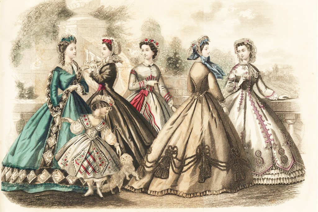 American Women's Fashion September 1864