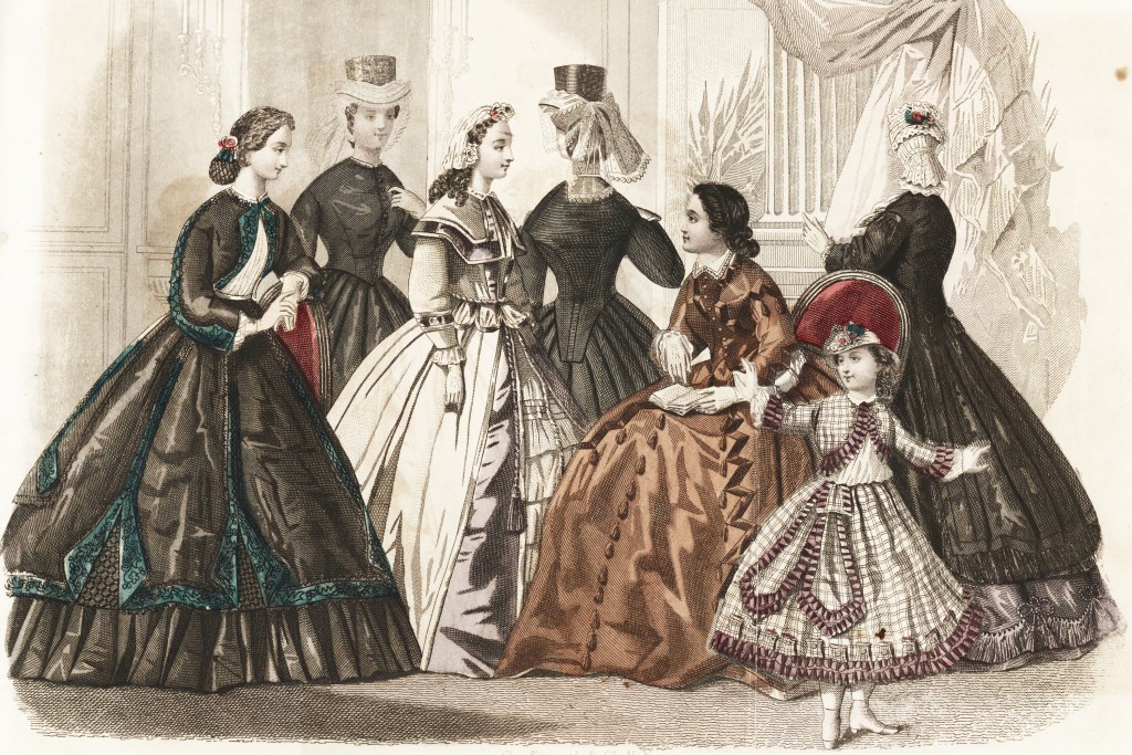 American Women's Fashion October 1864