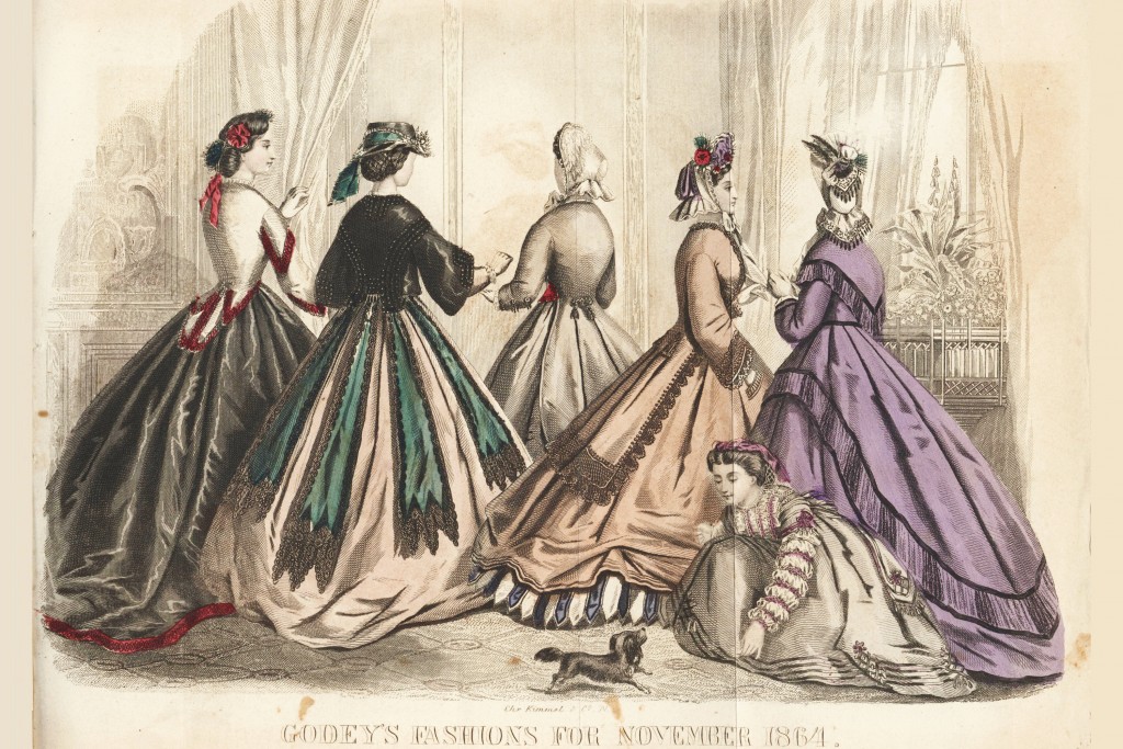 American Women's Fashion November 1864
