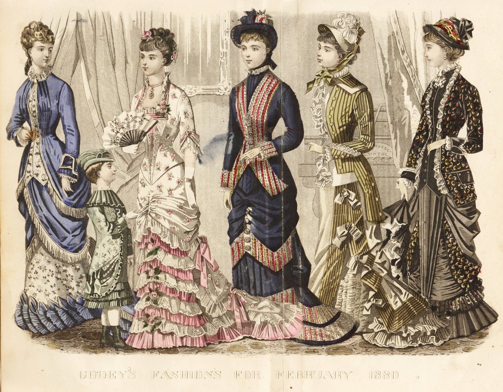 American Women's Fashion February 1880