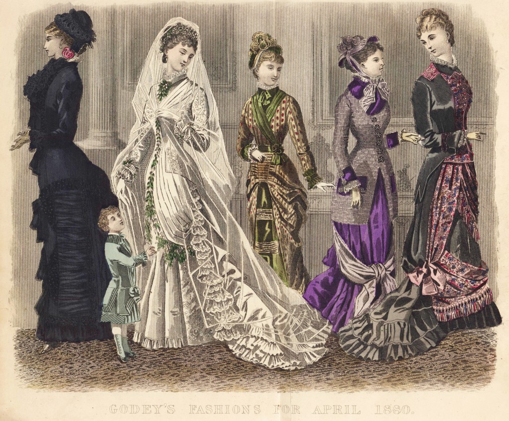American Women's Fashion April 1880