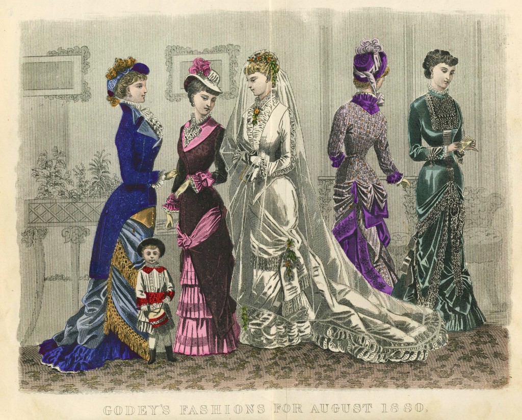 American Women's Fashion August 1880