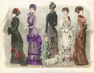 American Women's Fashion November 1880