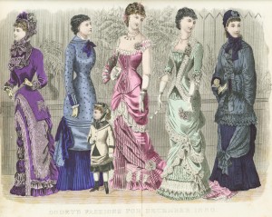 American Women's Fashion December 1880