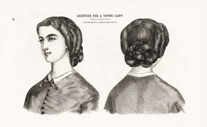 American Women's Hairstyle 1863