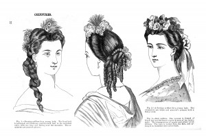 American Women's Hairstyle 1864