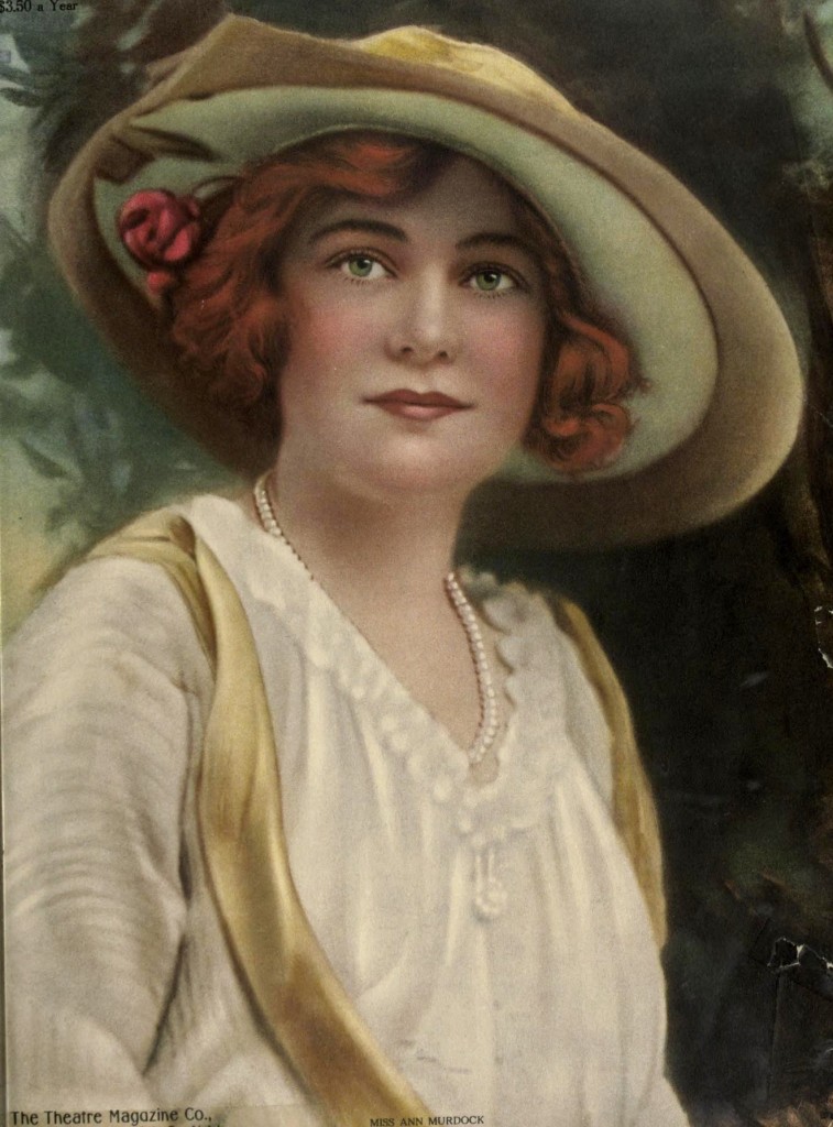 Ann Murdock - Theater Magazine Cover Portrait circa 1914