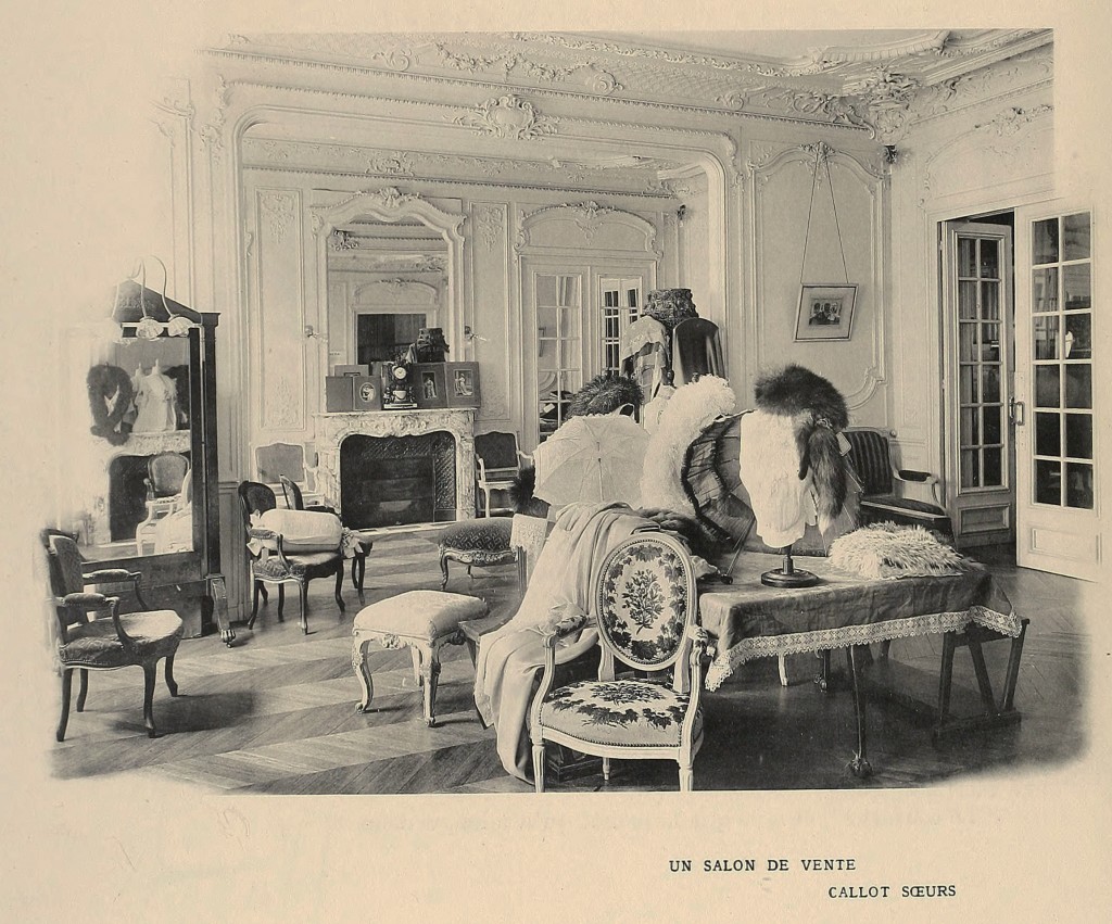 Callot Soeurs Fashion House Salon circa 1910