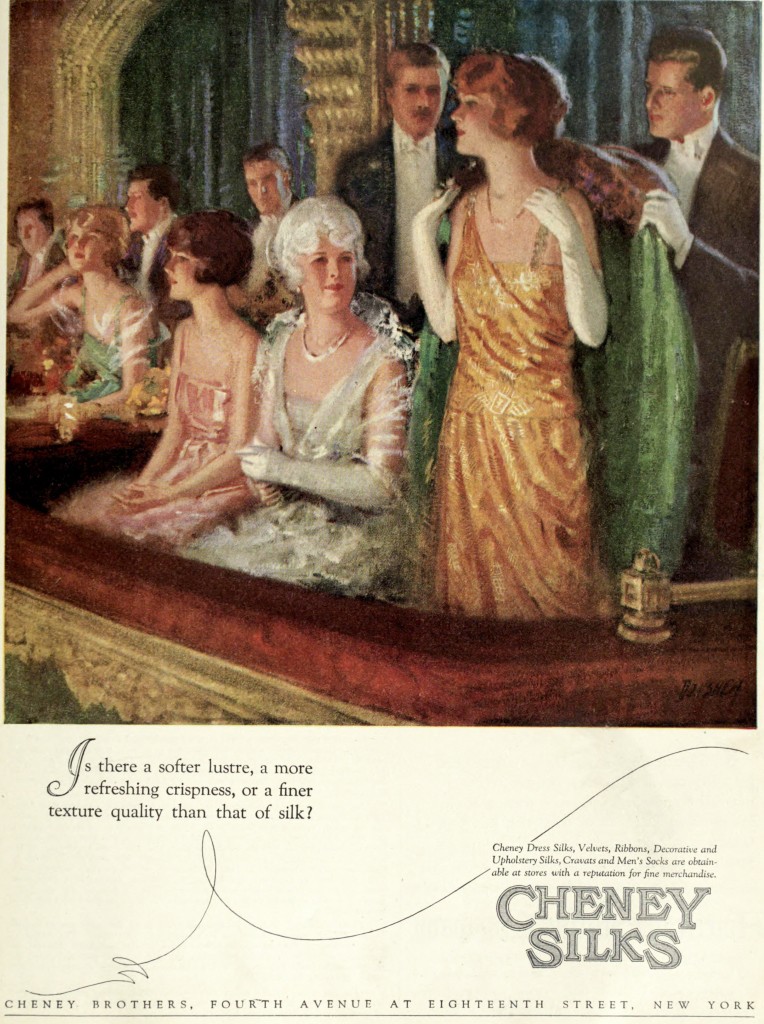 Cheney Silks Advertisements 1922