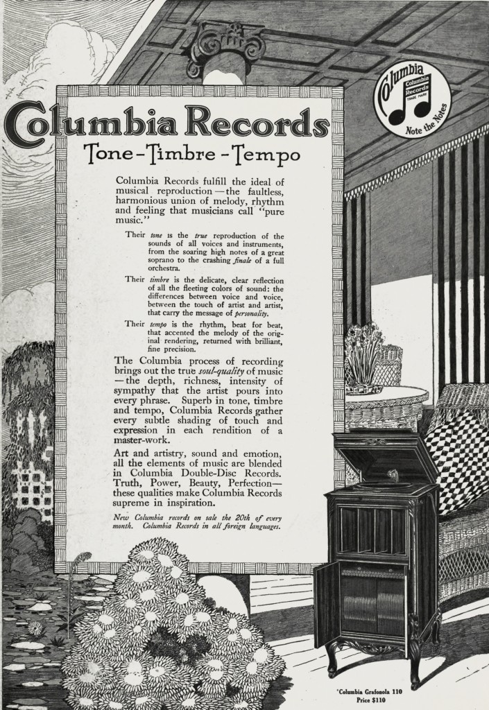 Columbia Records Grafonola Advertisement 1913