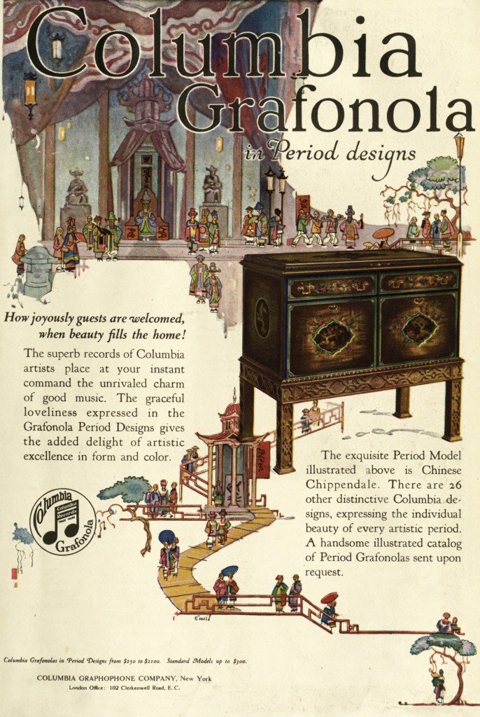 Columbia Records Grafonola Advertisement 1918