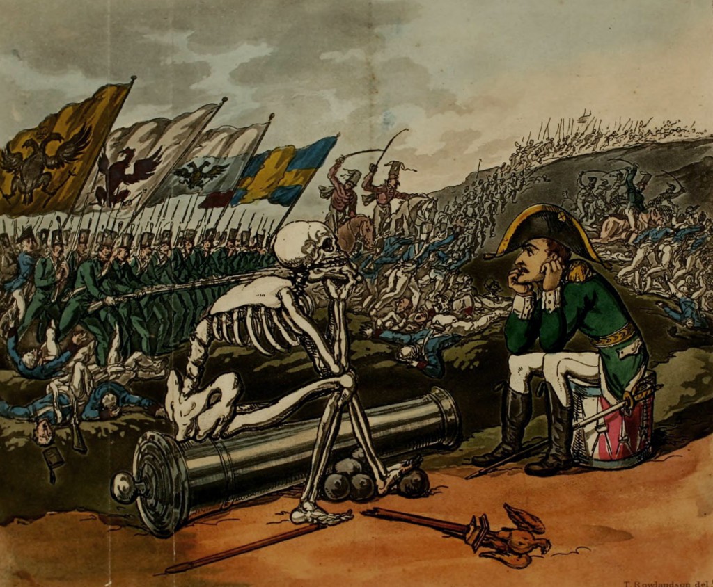 Death and Bonaparte from Ackermann's Repository circa 1814