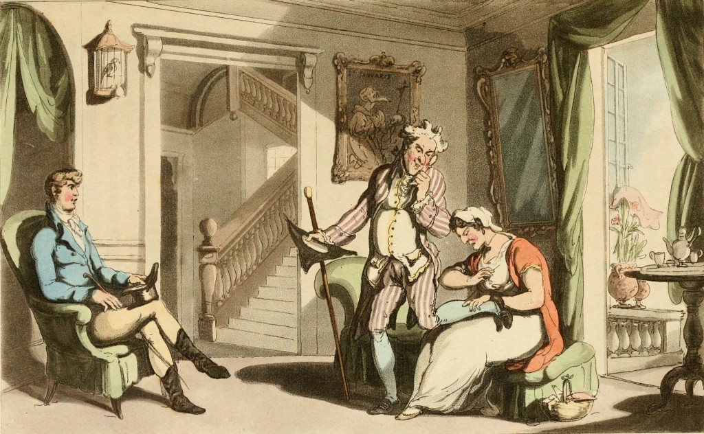 Don Michele Preparing for his Triumphal Expedition to Italy circa 1802 as Published in 1815