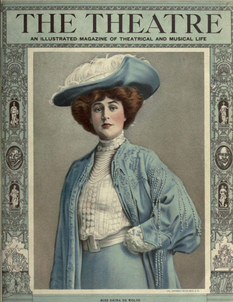 Drina De Wolf - Theater Magazine Cover Portrait circa 1904
