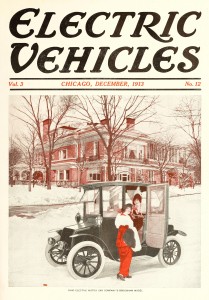 Electric Vehicles Magazine Cover December 1913