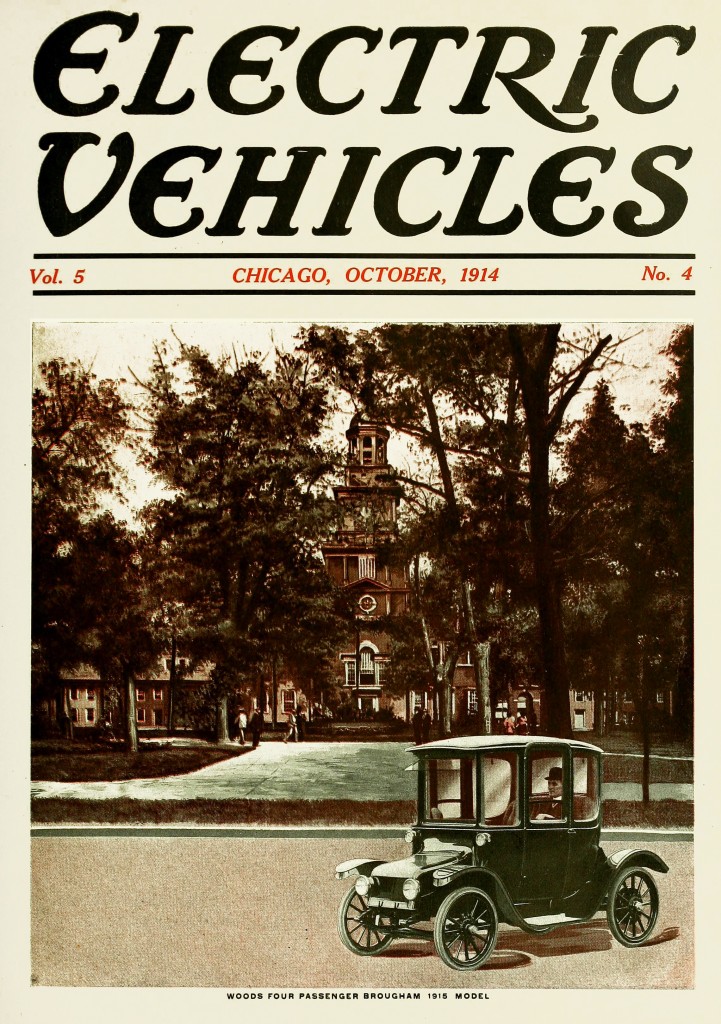 Electric Vehicles Magazine Cover October 1914
