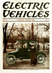 Electric Vehicles Magazine Cover March 1915