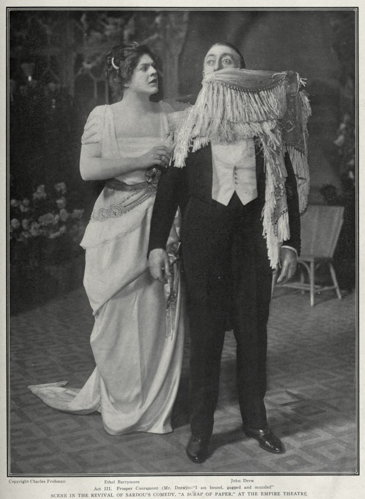 Ethel Barrymore and John Drew Portrait circa 1914