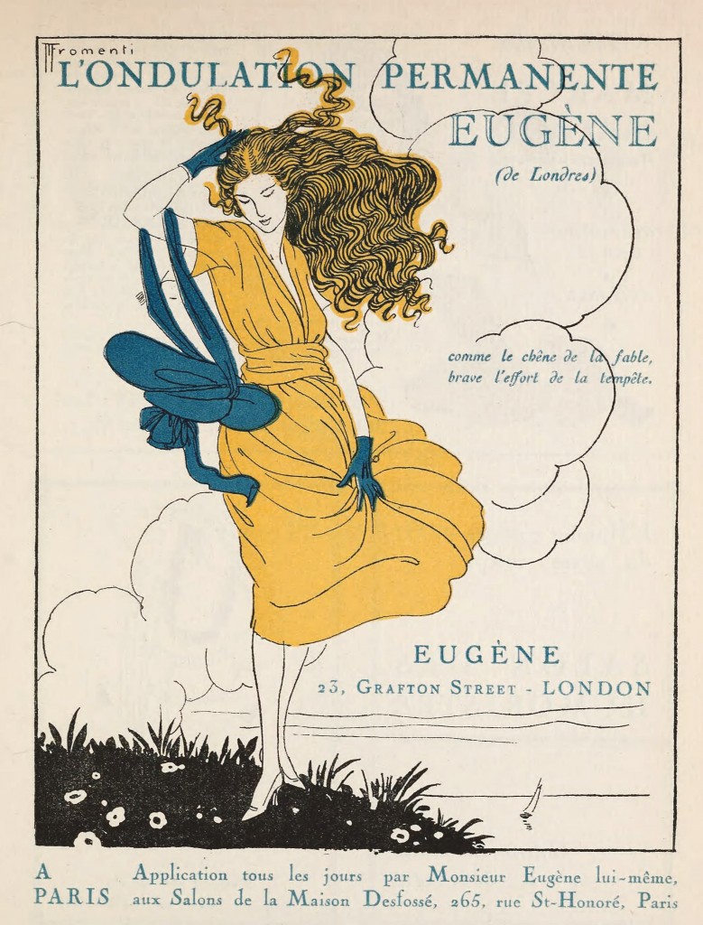 Eugene Of London Permanent Wave Hair Treatment Ad Circa 1920