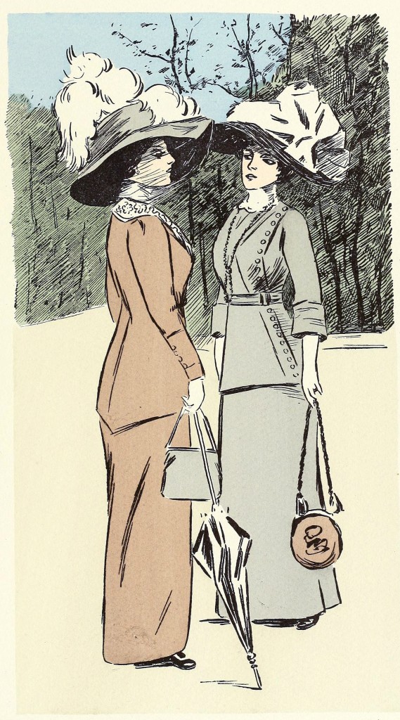 French Fashion Illustration By A Jungbluth 1910
