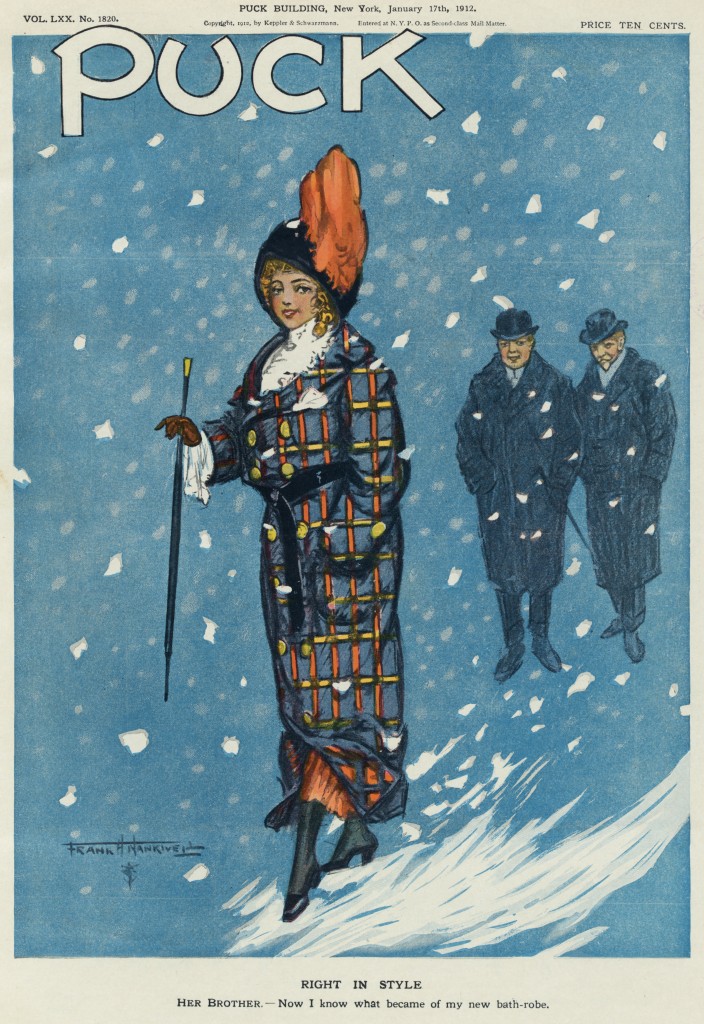 A Woman of Fashion - Puck Magazine Cover circa 1912