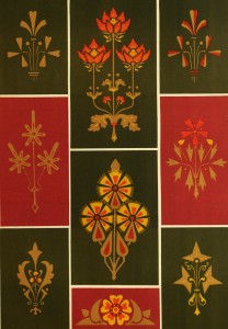 Floral Pattern from Studies in Design by Christopher Dresser Ph.D. circa 1876