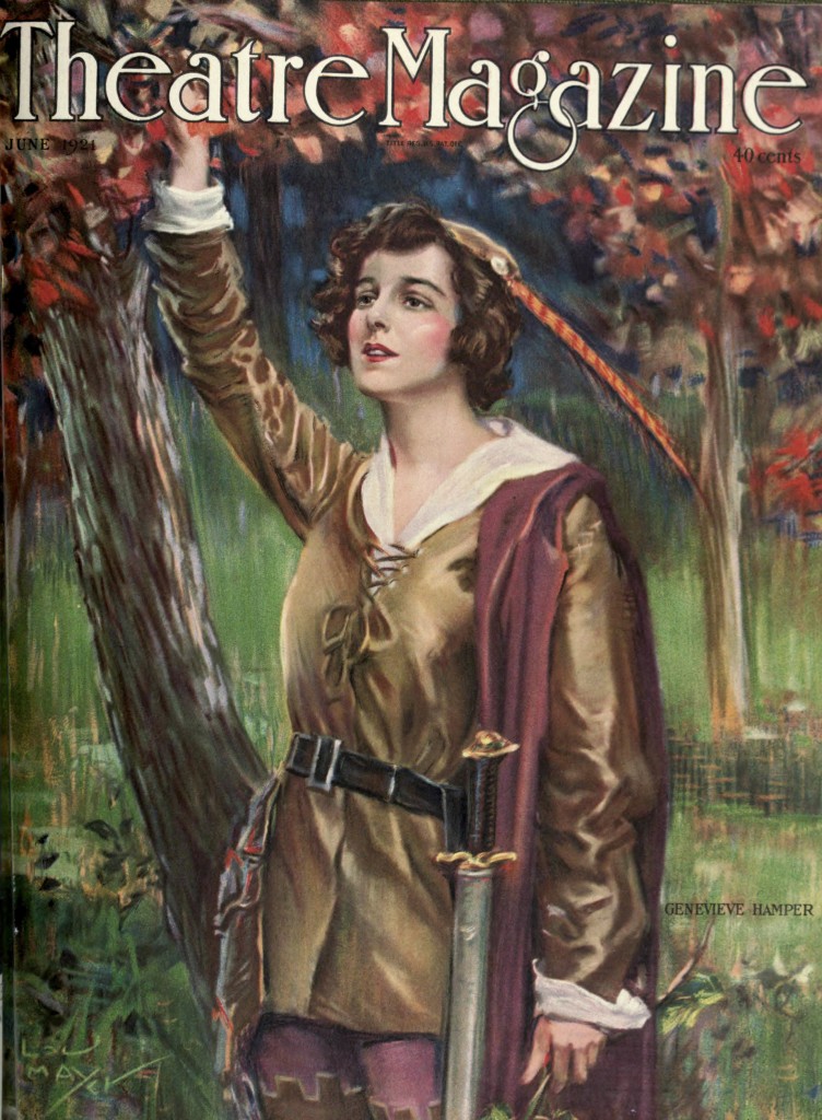 Genevieve Hamper - Theater Magazine Cover Portrait circa 1921