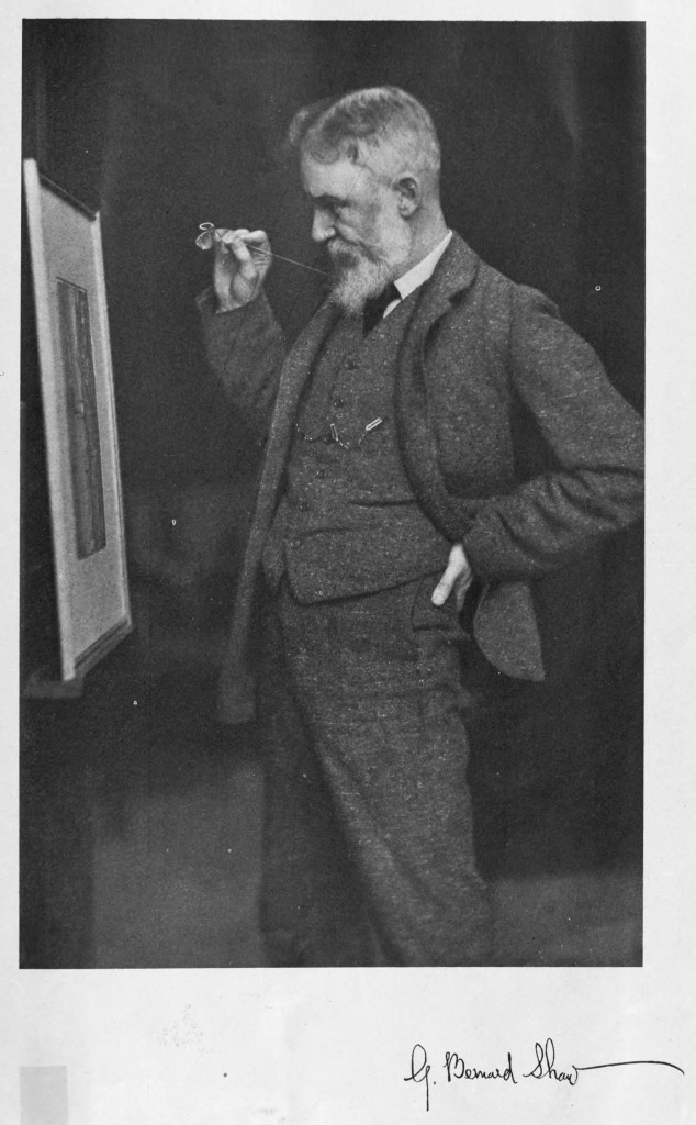George Bernard Shaw Portrait circa 1914