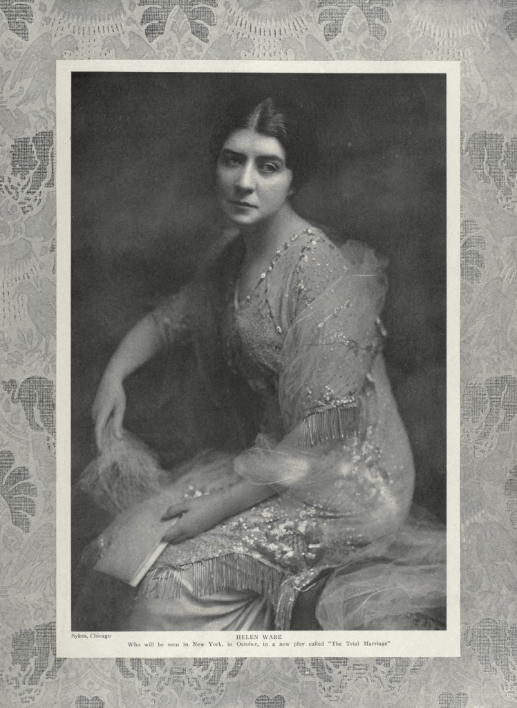 Helen Ware Portrait circa 1912