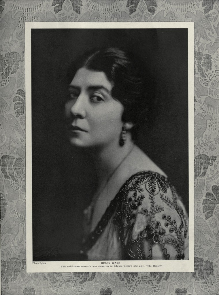 Helen Ware Portrait circa 1914