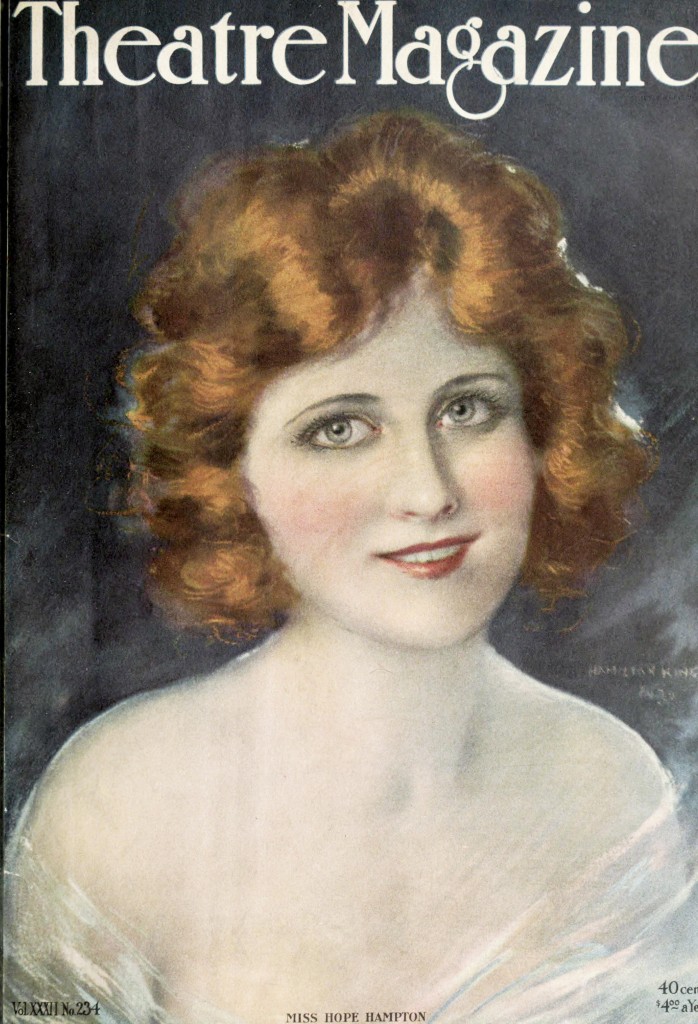 Hope Hampton - Theater Magazine Cover Portrait 1920