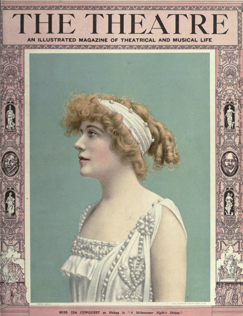 Ida Conquest - Theater Magazine Cover Portrait 1904