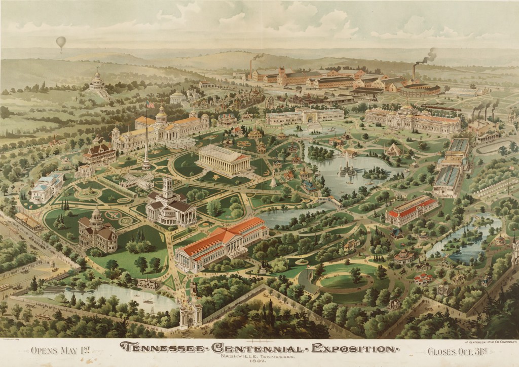 Illustration - A View of the Tennessee Centennial Exposition of 1897 - may 1 to October 31