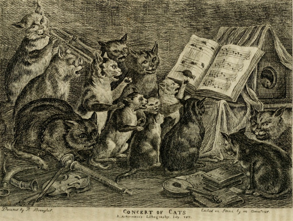 Illustration - Concert of Cats circa 1817