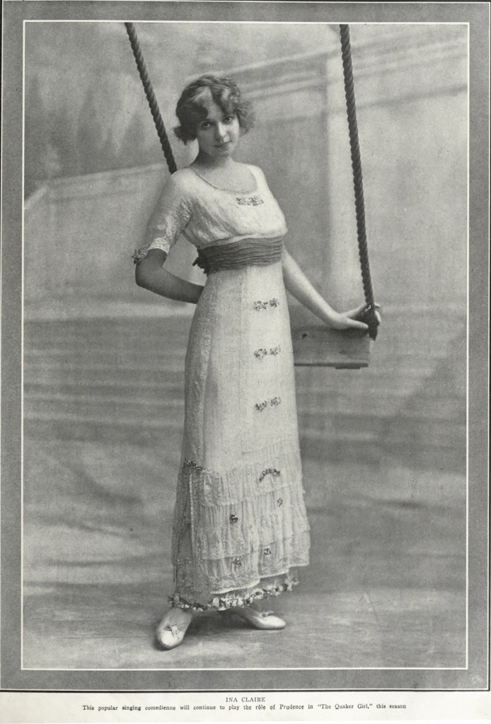 Ina Claire Portrait circa 1912