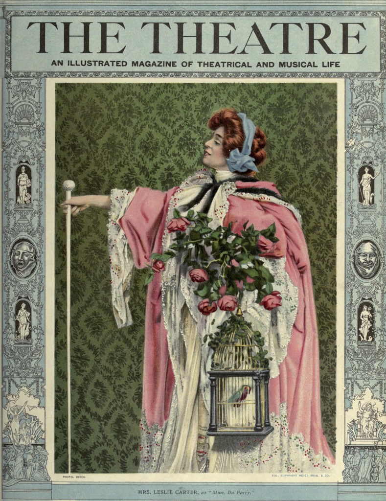 Leslie Carter - Theater Magazine Cover Portrait 1902