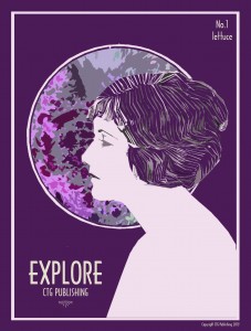 Purple Lettuce - Explore Print No.1 by CTG Publishing