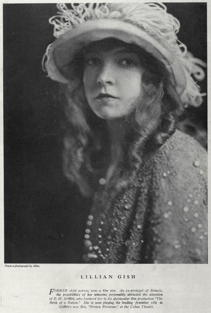 Lillian Gish Portrait circa 1919