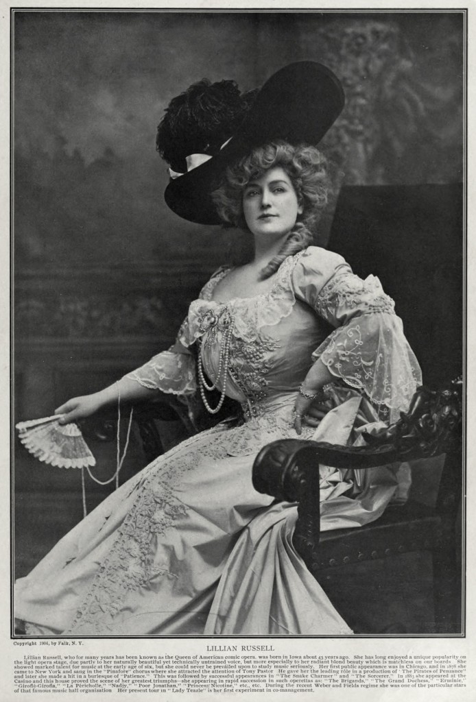Lillian Russell Portrait circa 1904
