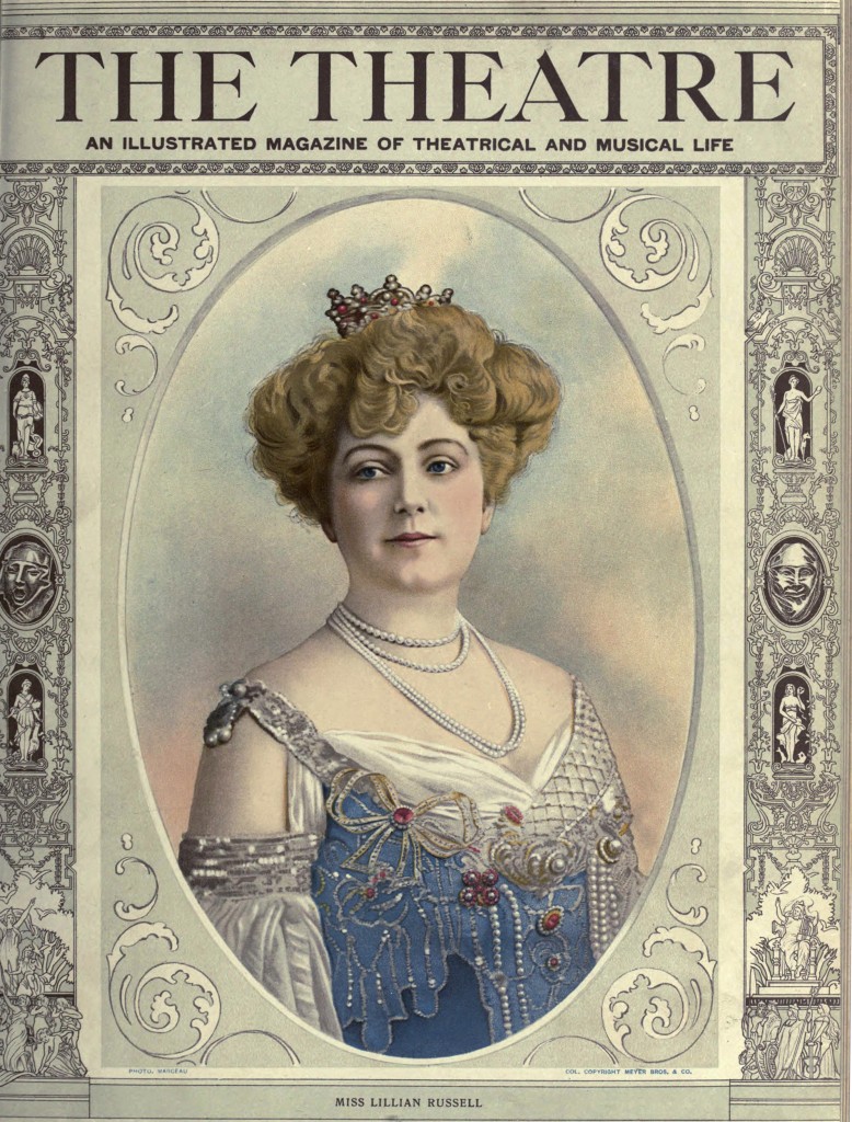 Lillian Russell - Theater Magazine Cover Portrait 1903