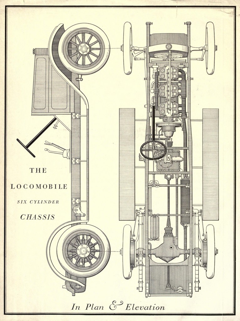 Chassis Illustration - Locomobile Co 1915
