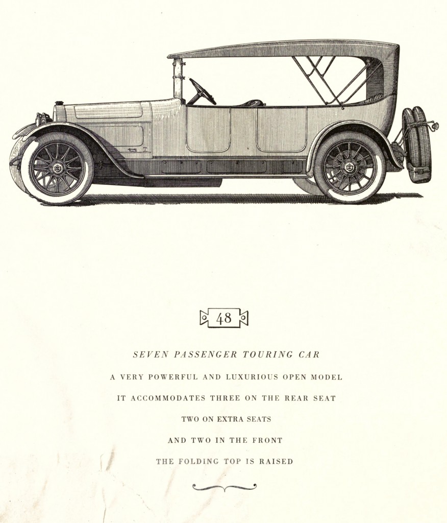Locomobile Co Touring Car Model Illustration 1915