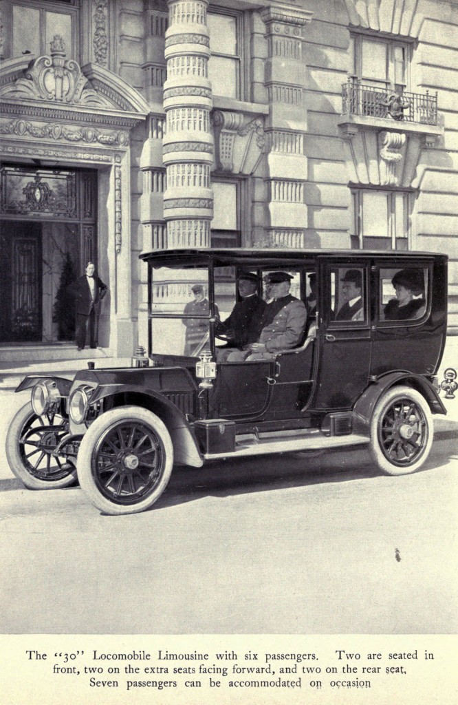 Locomotive Co Photograph of their Limousine circa 1912