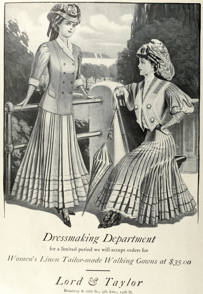 Lord And Taylor Dressmaking Ad 1907