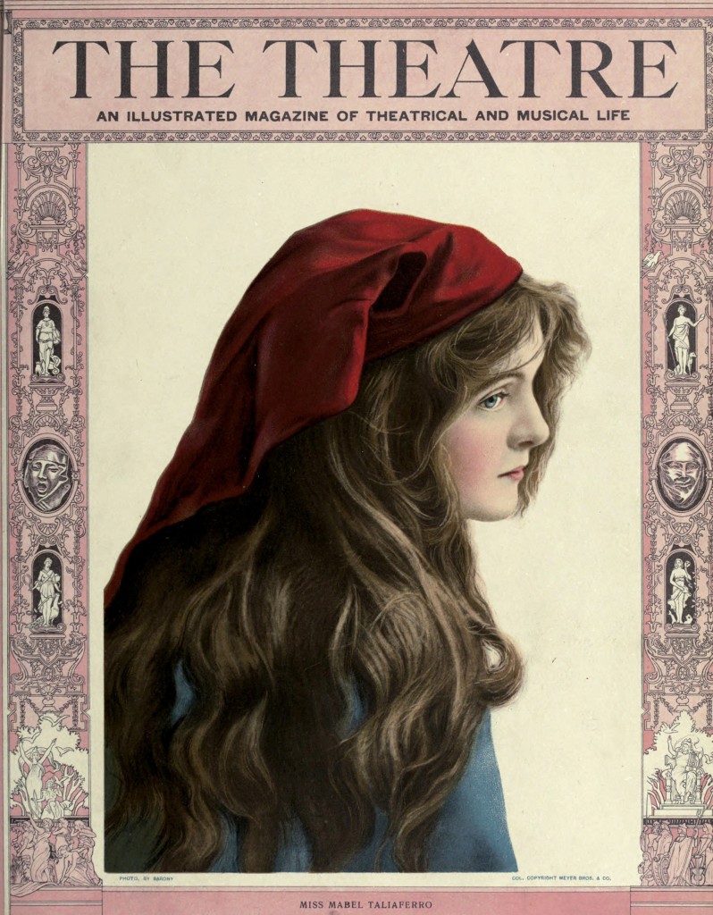 Mabel Taliaferro - Theater Magazine Cover Portrait circa 1904