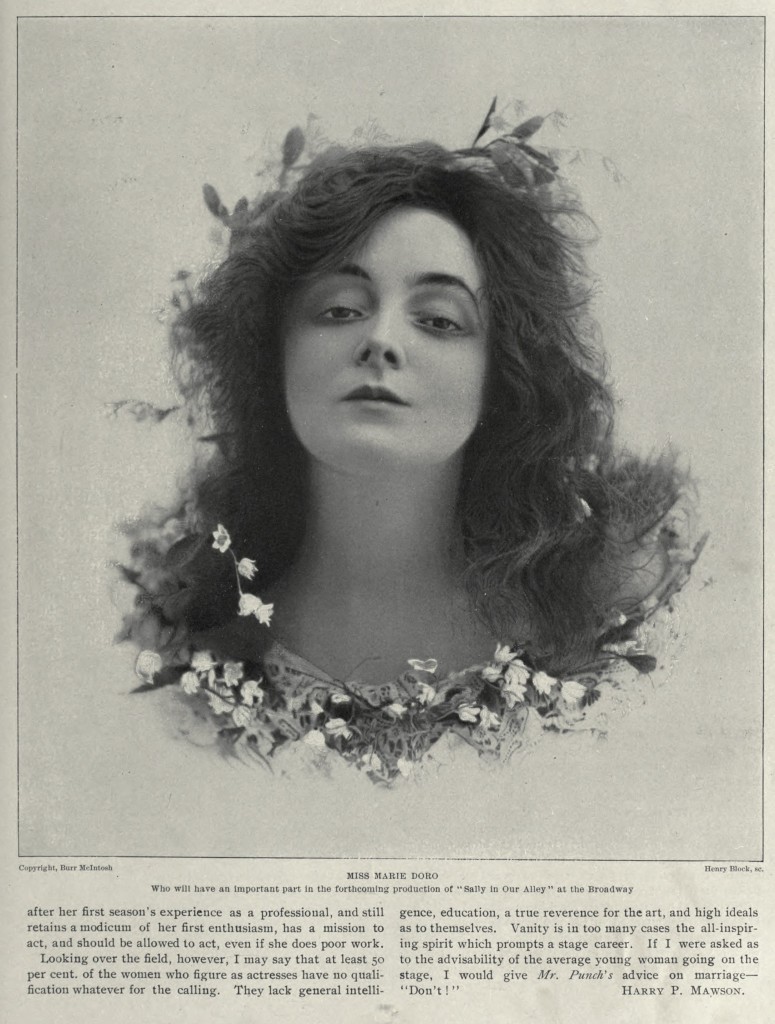 Marie Doro Portrait circa 1902